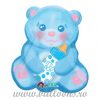 Balon folie Baby Boy Bear with Bottle Junior