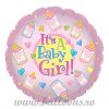 Balon folie Baby Girl Bottle