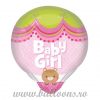 Balon folie Baby Girl Pink Hot Air
