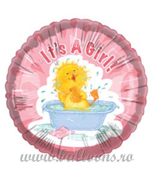 Balon folie Baby Girl Splash