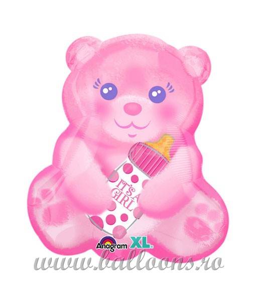 Balon folie Baby Girl with Bottle