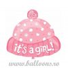 Balon folie Its a Girl Hat