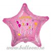 Balon folie Welcome Baby Girl Star