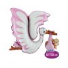 Balon folie Barza botez fata